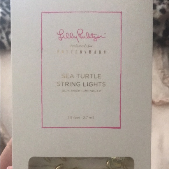 Lilly Pulitzer for Pottery Barn sea turtle lights - Picture 2 of 2